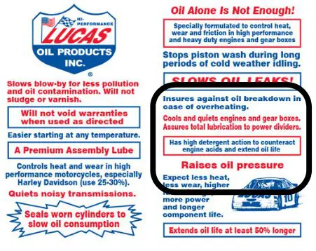 Lucas oil stabilizer snake oil or worthwhile product. false advertising