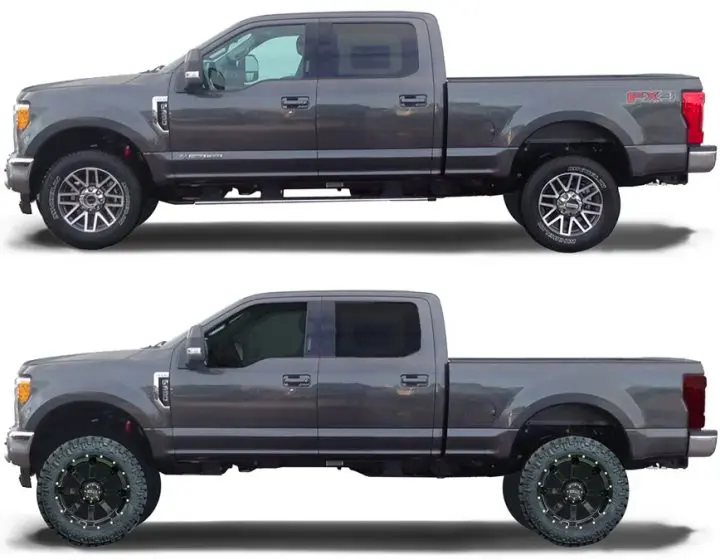 lift kit before and after