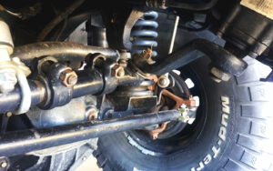 What is a Pitman arm on an offroad truck? Pitman arm on an offroad truck